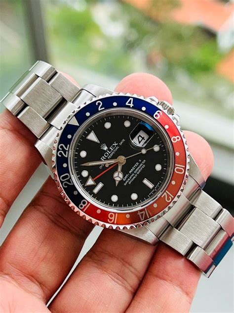 rolex gmt hand error dial|gmt master ii stick dial.